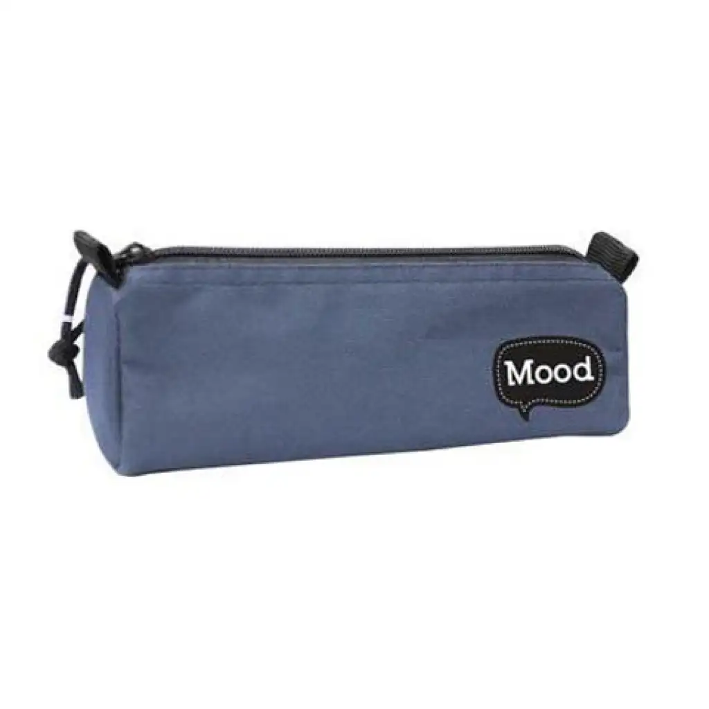 Mood Chrome hengeres sötétkék tolltartó 21x7x7cm kép 1
