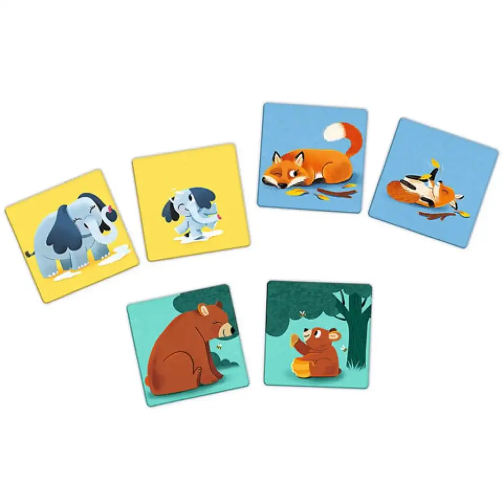 Zvieratá Maxi pamäťová hra 24 ks - Trefl kép 2