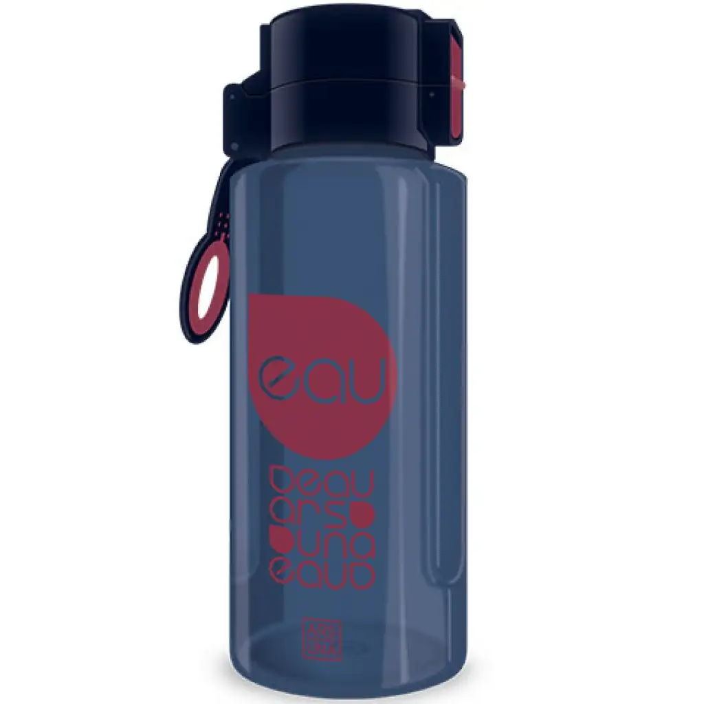 Ars Una: Sötét szürke BPA mentes kulacs 650ml kép 1