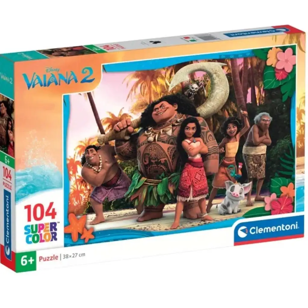 Disney+Vaiana 2 104-dielna Supercolor puzzle - Clementoni