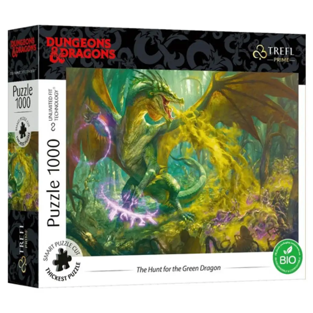 Dungeons&Dragons: Lov zeleného draka 1000ks puzzle - Trefl