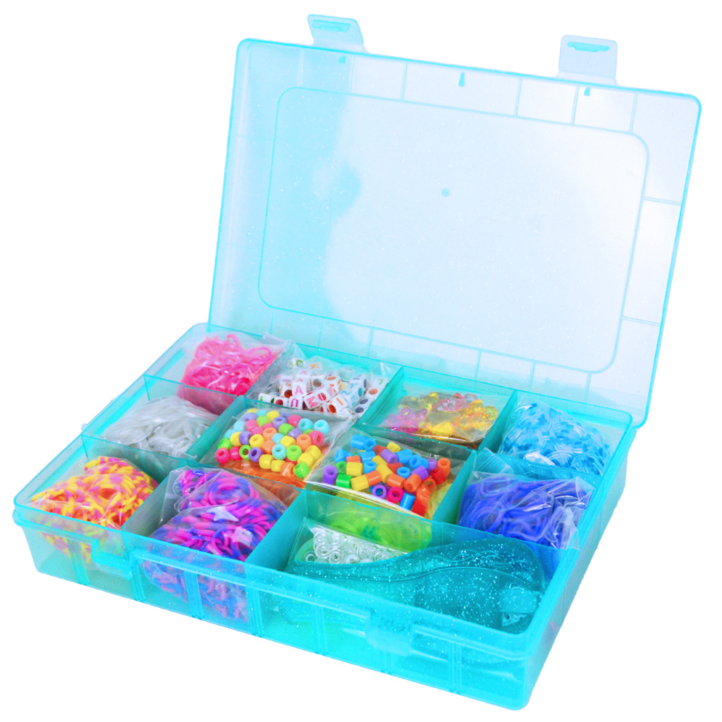 WeCool: Sada na výrobu gumičkových náramkov ILY DIY s korálkami kép 2