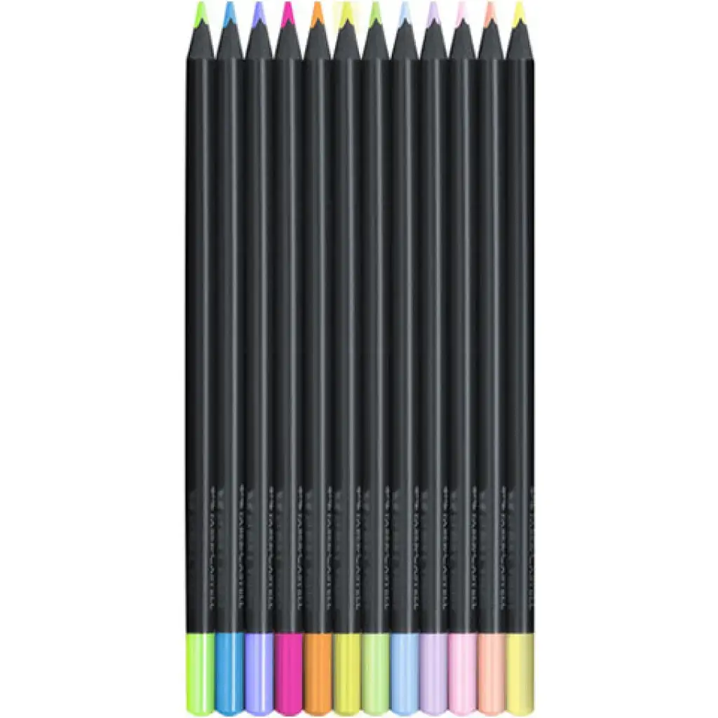 Faber-Castell: Black Edition Pastel 12 dielny set farebných ceruziek kép 2
