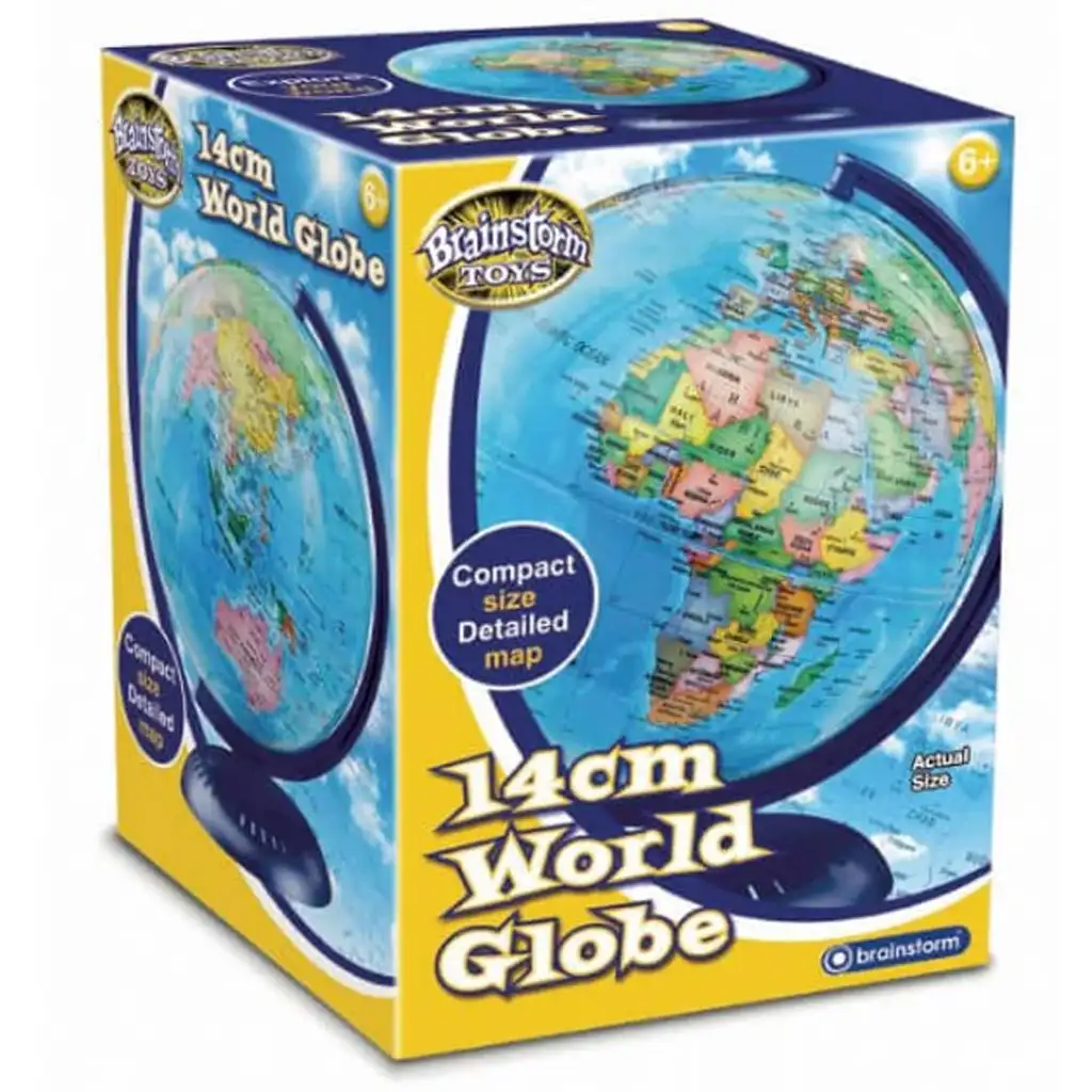 14 cm glóbus