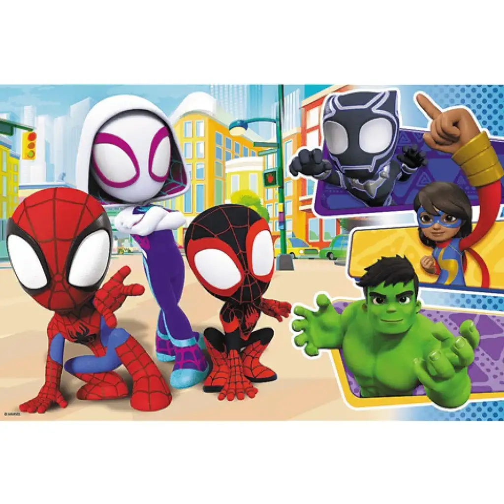Pókember és barátai 24 db-os Maxi puzzle - Trefl kép 2
