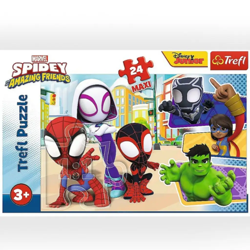 Spiderman a jeho priatelia 24 dielne Maxi puzzle - Trefl
