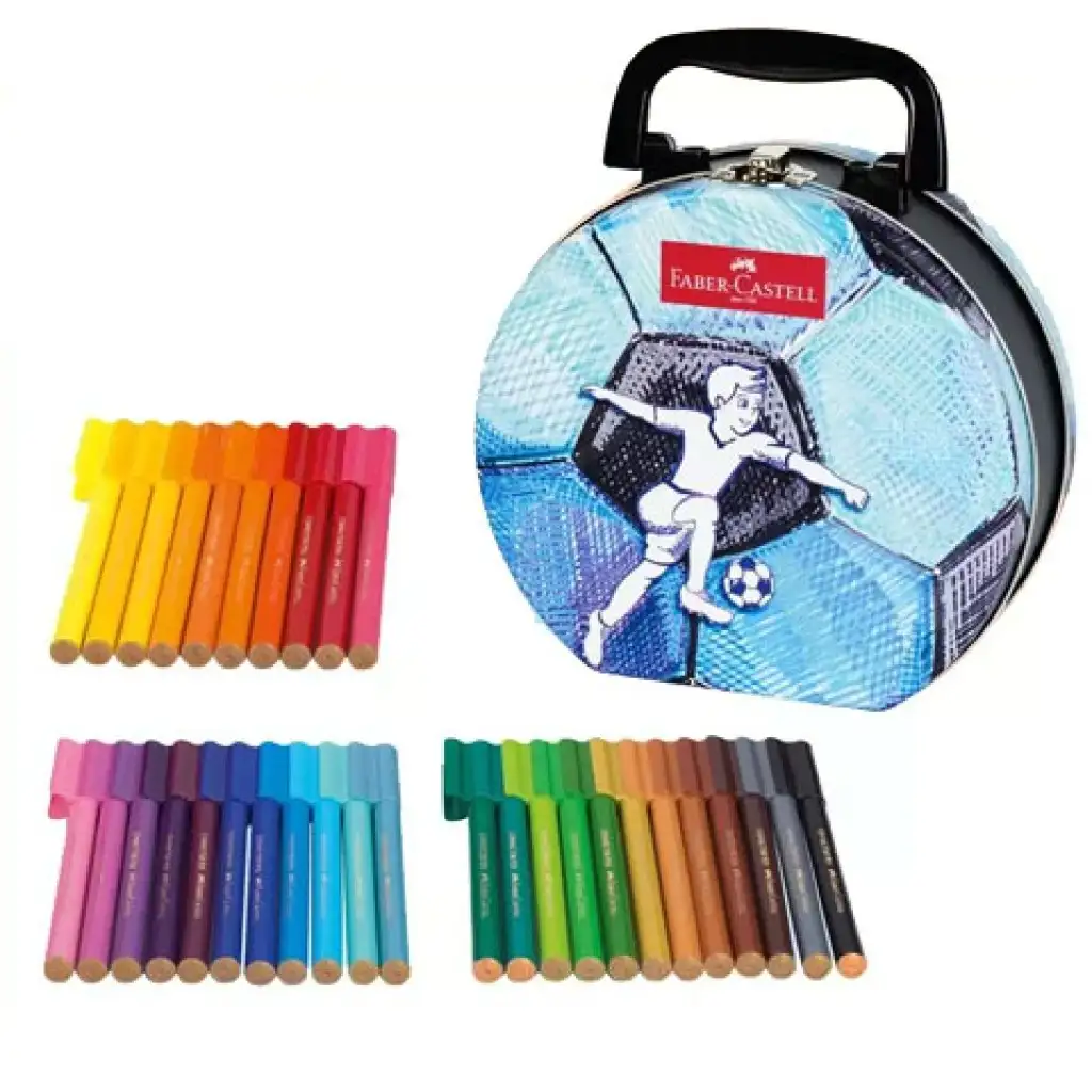 Faber Castell: Focis Connector filctoll készlet 33db-os fém dobozban kép 2