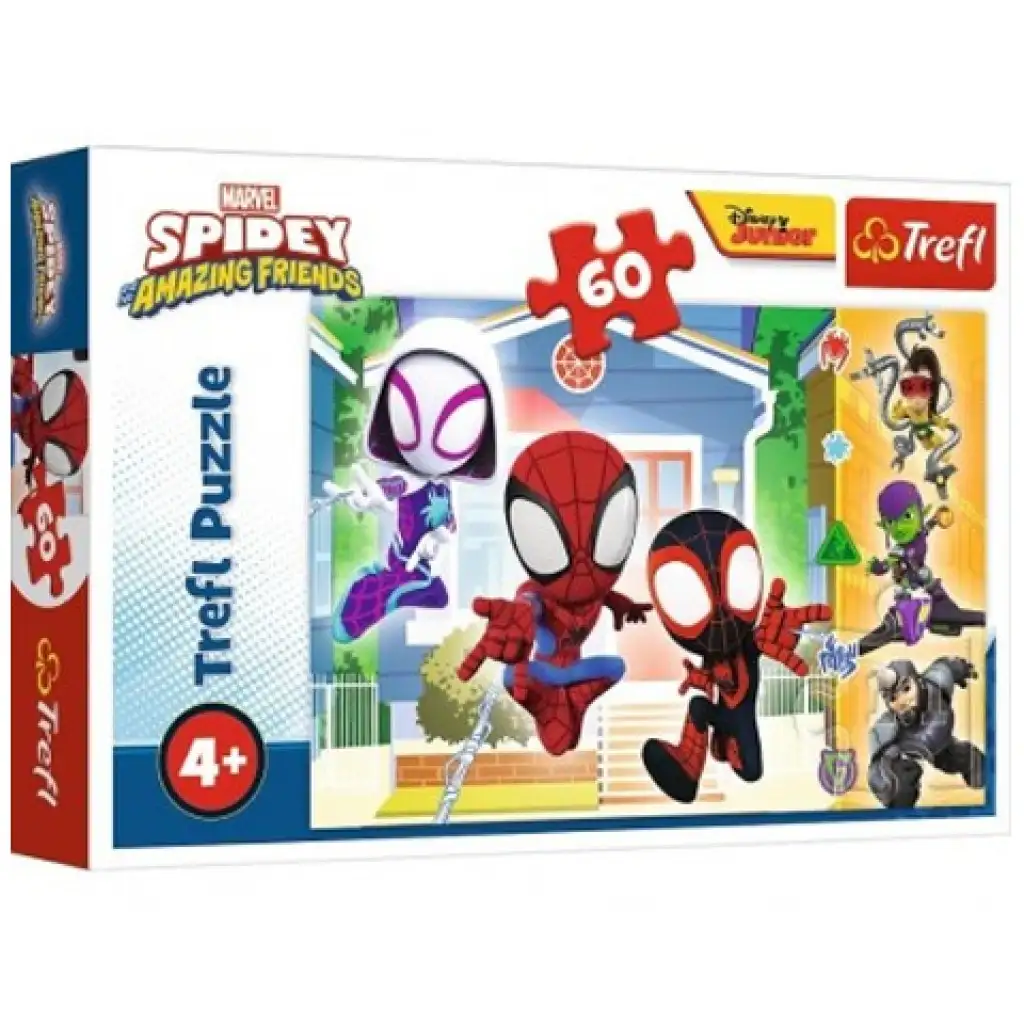 Spide a jeho úžasní priatelia 60 dielne puzzle - Trefl