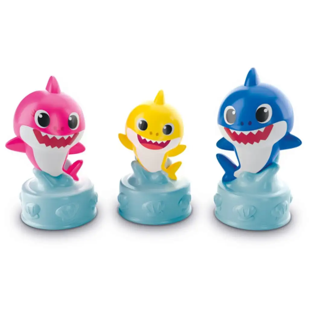 Baby Shark építőkocka szett figurával többféle változatban - Clementoni kép 3