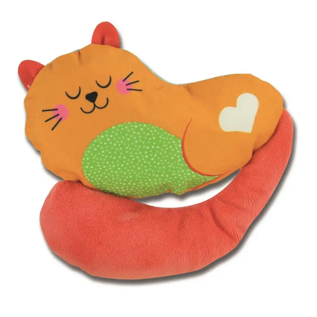 Clementoni Baby: Mačička brušná vankúš 31x44cm kép 4