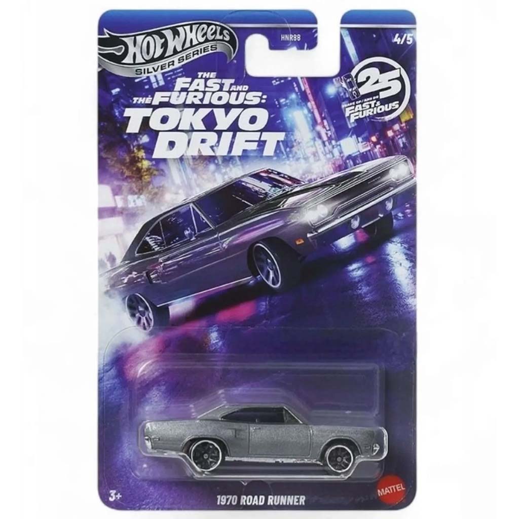 Hot Wheels: Rýchlo a zbesilo 1970 Road Runner autíčko 1/64 - Mattel