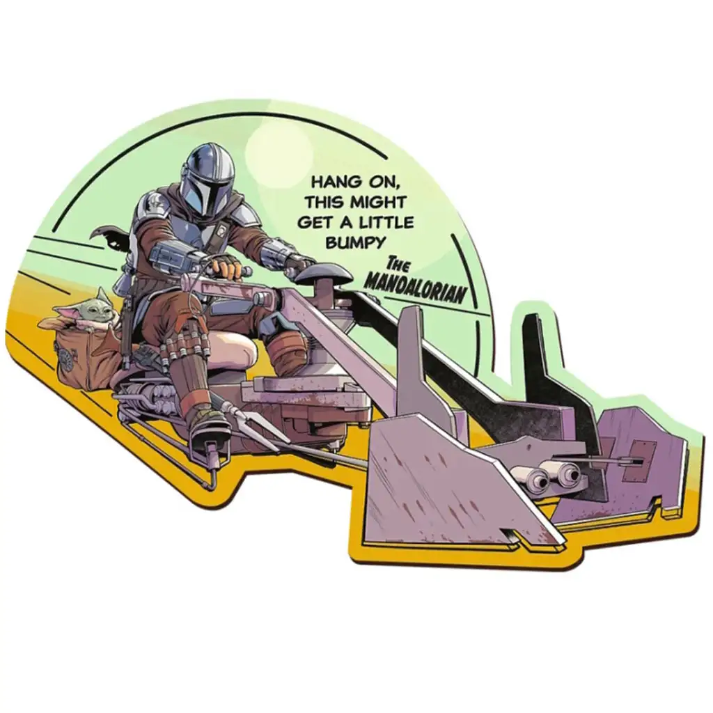 Wood Craft: Star Wars - Mandalorian 160 ks prémiové drevené puzzle -  Trefl kép 2