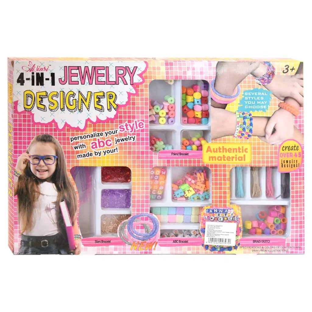 Style Me Up! Kreatívna súprava na výrobu náramku a náhrdelníka priateľstva s farebnými korálkami