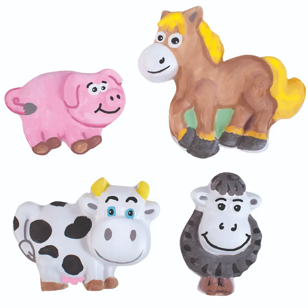 PlayBox: Forma na odlievanie zvierat z farmy z gipsu 17x17cm kép 2