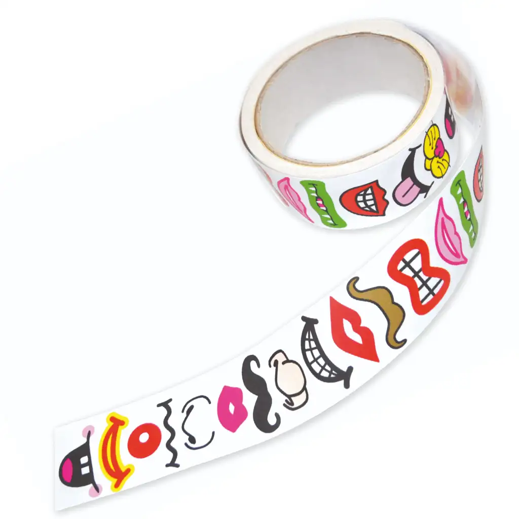 BlayBox: Sada nálepiek s vtipnými nosmi a ústami na role