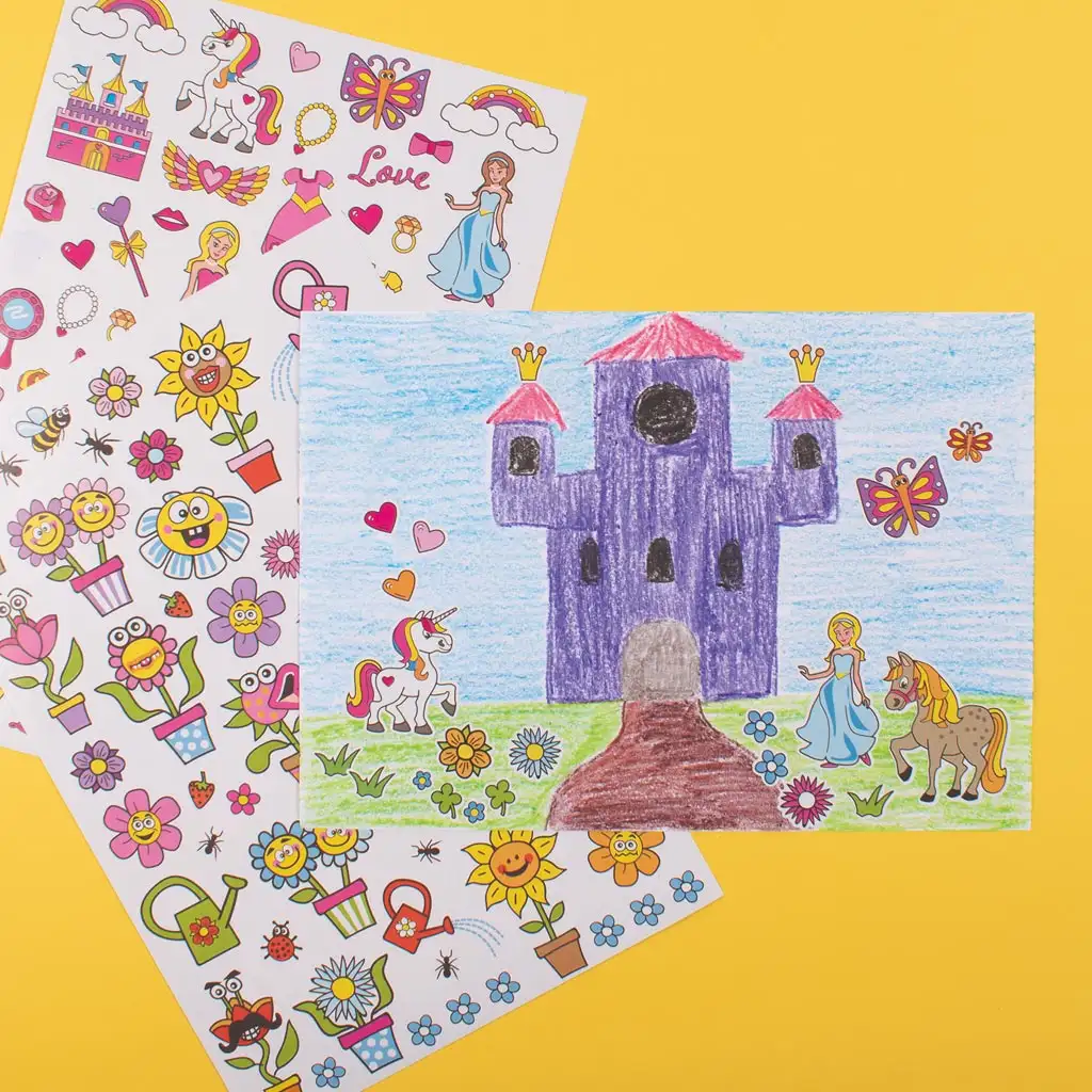 PlayBox: Princezné 500 ks mega sada nálepiek kép 3