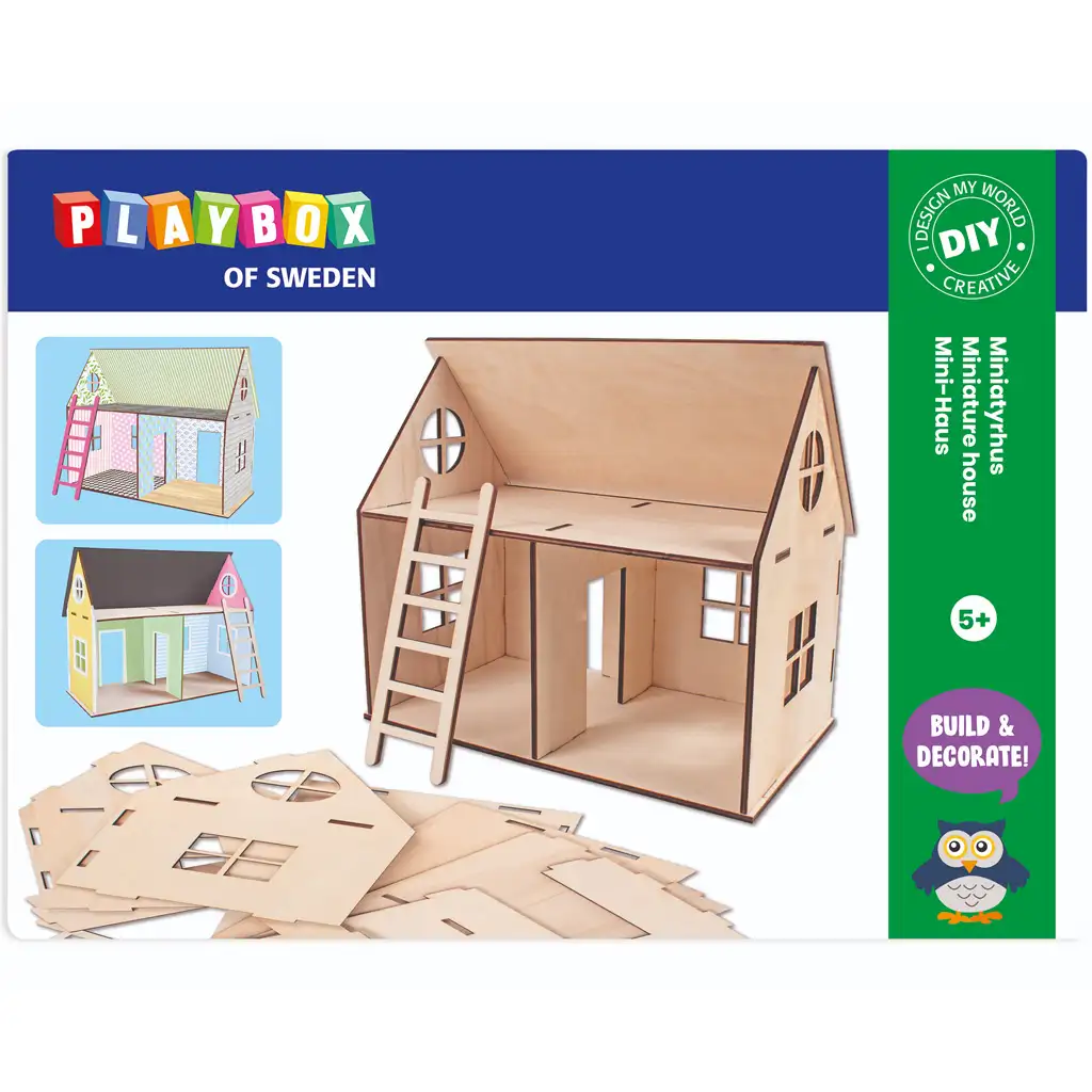 PlayBox: DIY csináld magad házikó fából kép 1