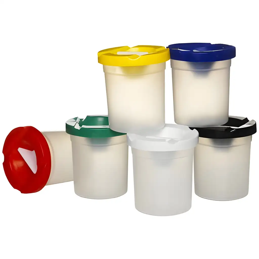 PlayBox: Pohár na umývanie štetcov v rôznych farbách 1 ks