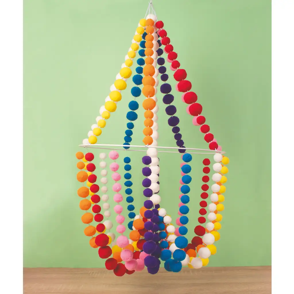 PlayBox: Sada 200 farebných pomponov kép 2