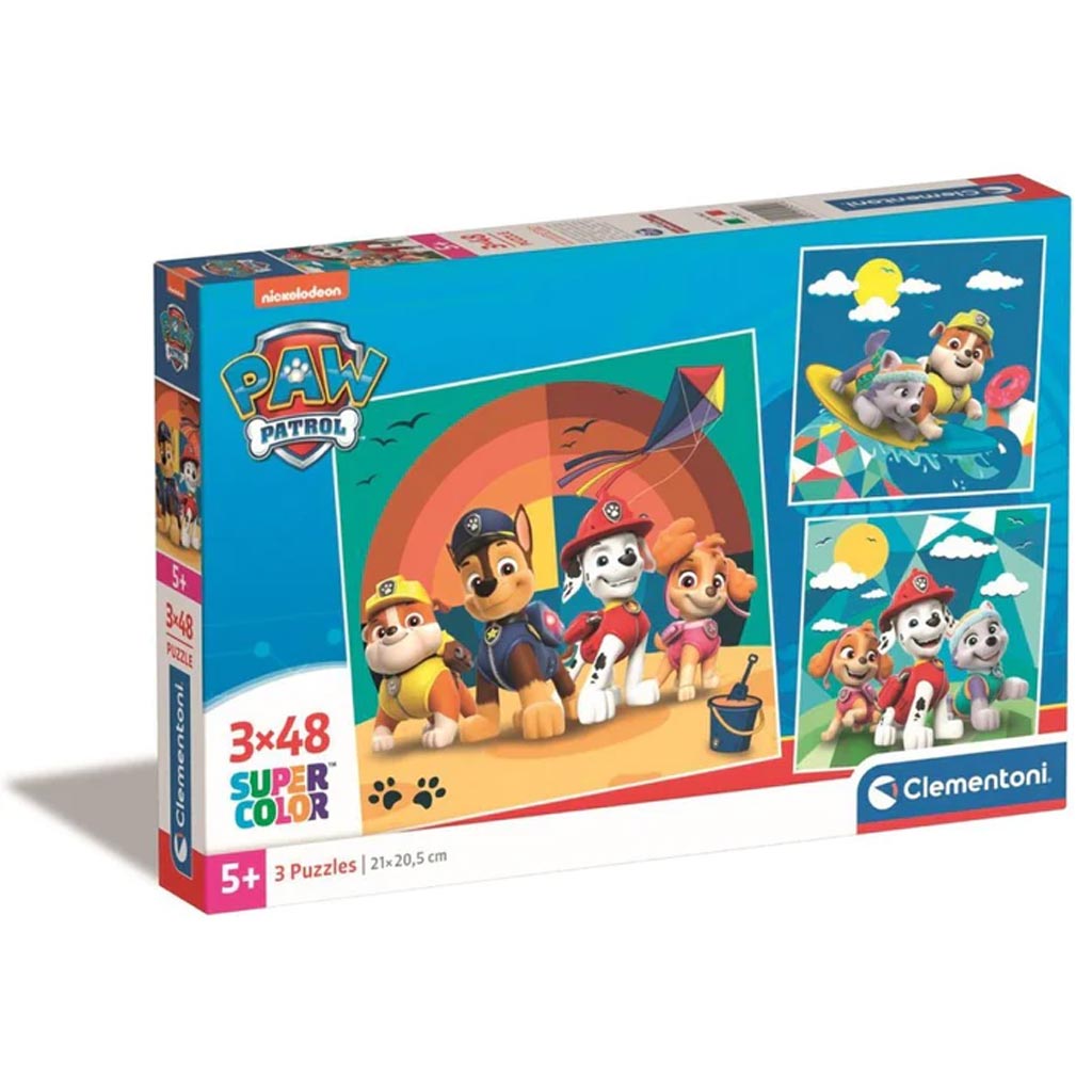 Paw Patrol Super color3 1-v-1 puzzle - Clementoni