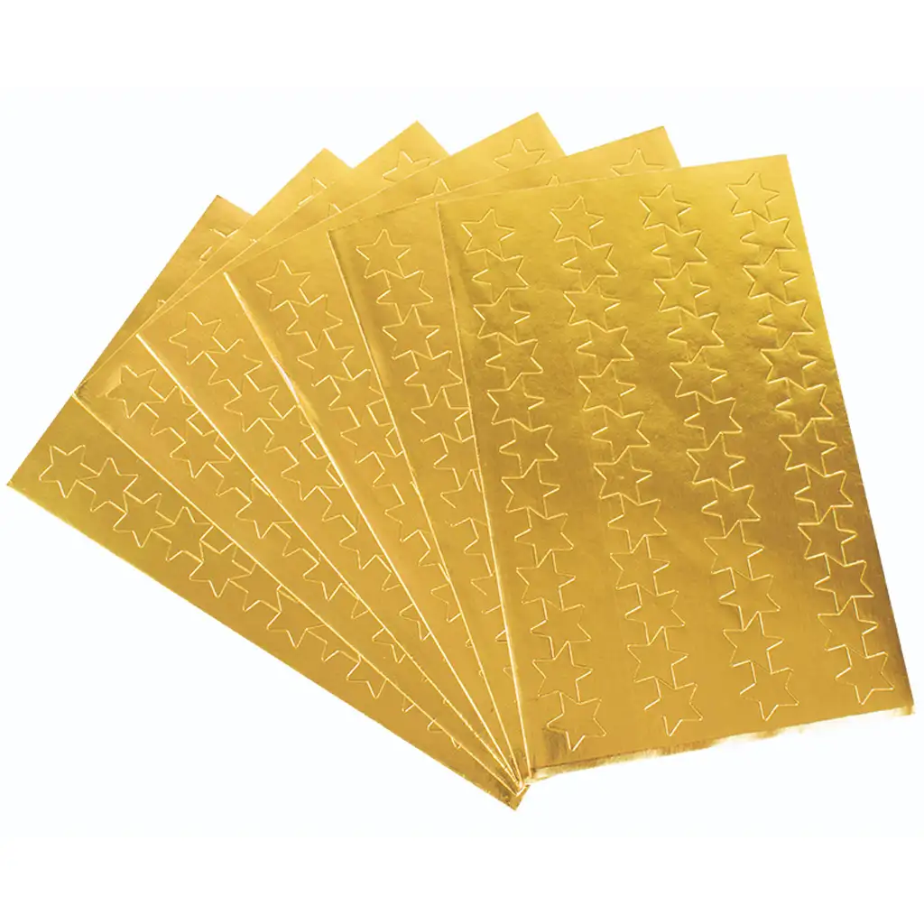 PlayBox: Sada nálepiek zo zlatých hviezd, 288 ks