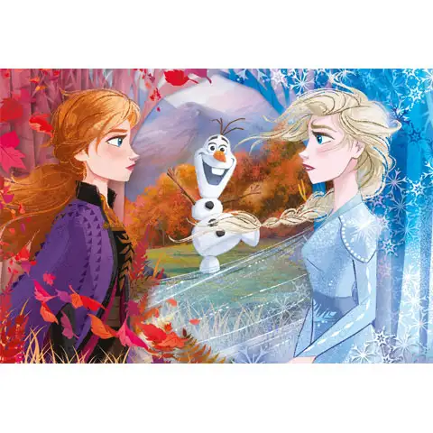 Jégvarázs II. Elza és Anna 60 db-os maxi puzzle - Clementoni kép 2