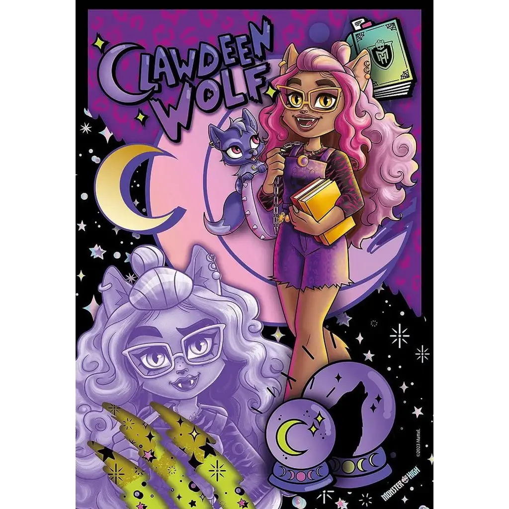 Monster High - Clawdeen Wolf 150 kusov puzzle - Clementoni kép 2