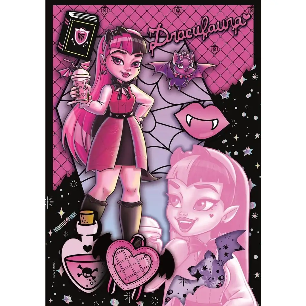 Monster High Draculaura 150 ks puzzle - Clementoni kép 3