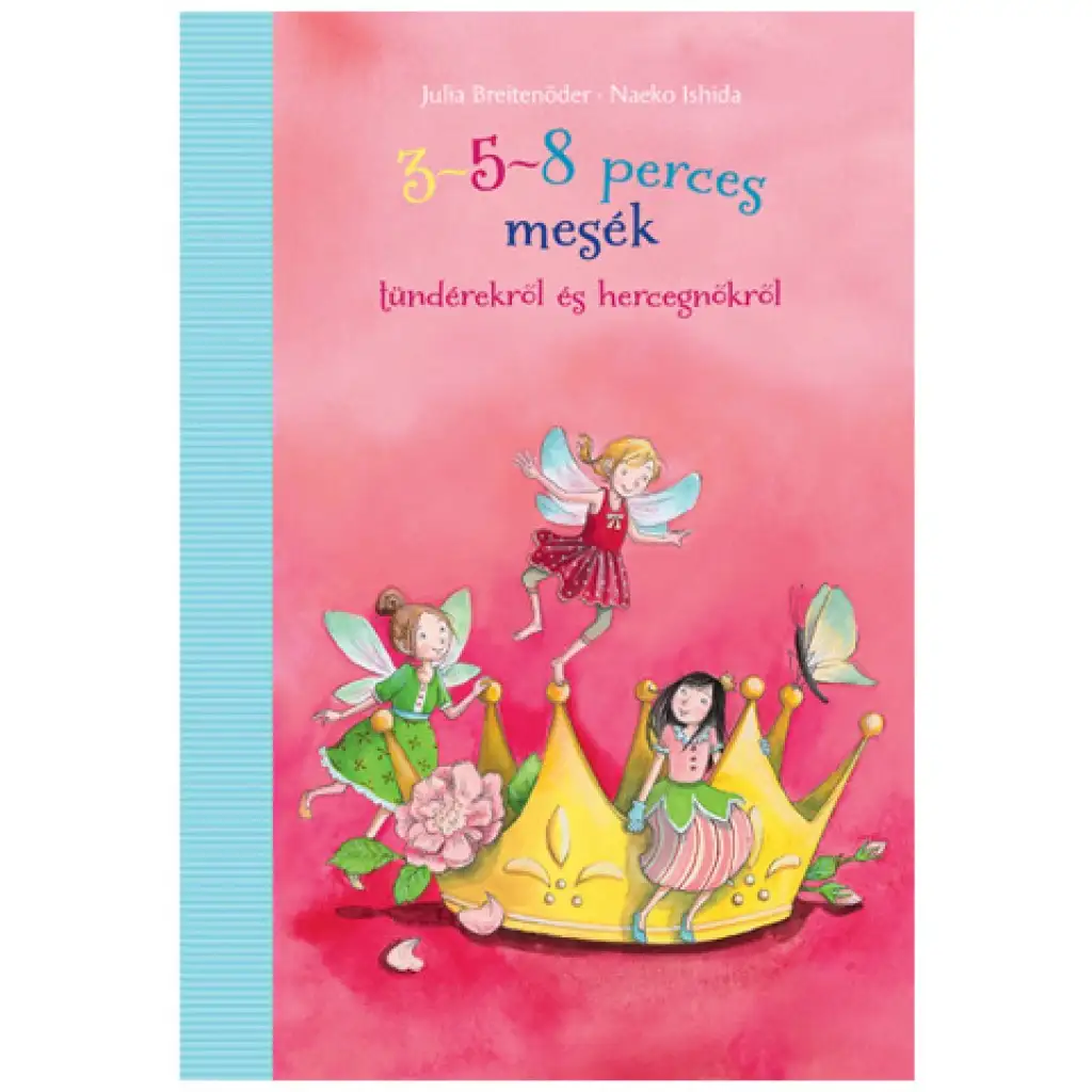 3-5-8 minútové rozprávky o vílach a princeznách - kniha rozprávok - Pagony