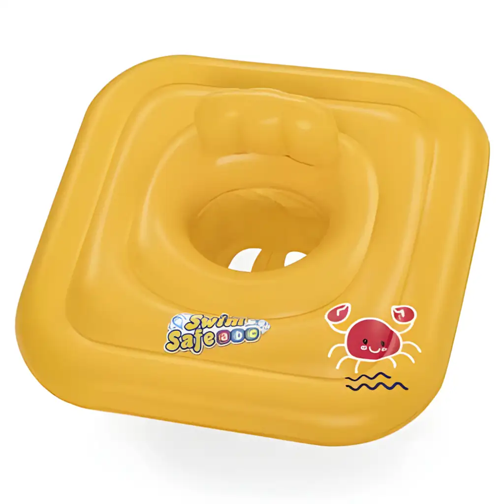 Bestway: Swim Safe - Háromgyűrűs beülős baba úszógumi 76cm kép 1