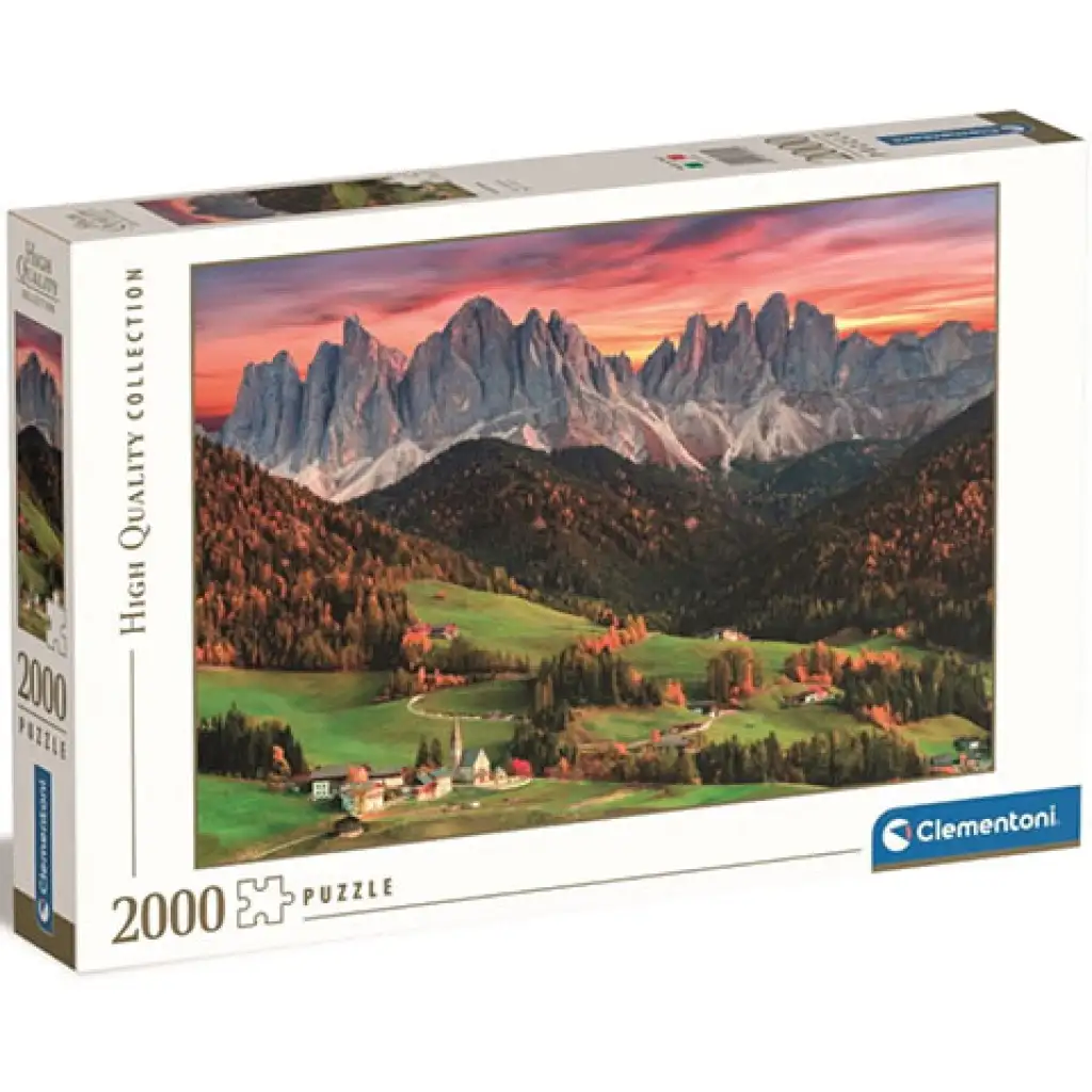 Val Di Funes, Olaszország HQC puzzle 2000db-os - Clementoni kép 1