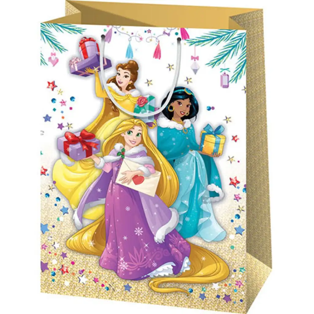 Disney Princess Vianočná gigantická darčeková taška 40x56x20cm