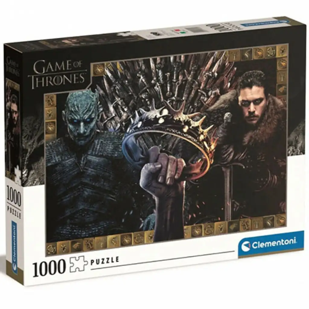 Battle of the Thrones: Stark House 1000 ks puzzle - Clementoni