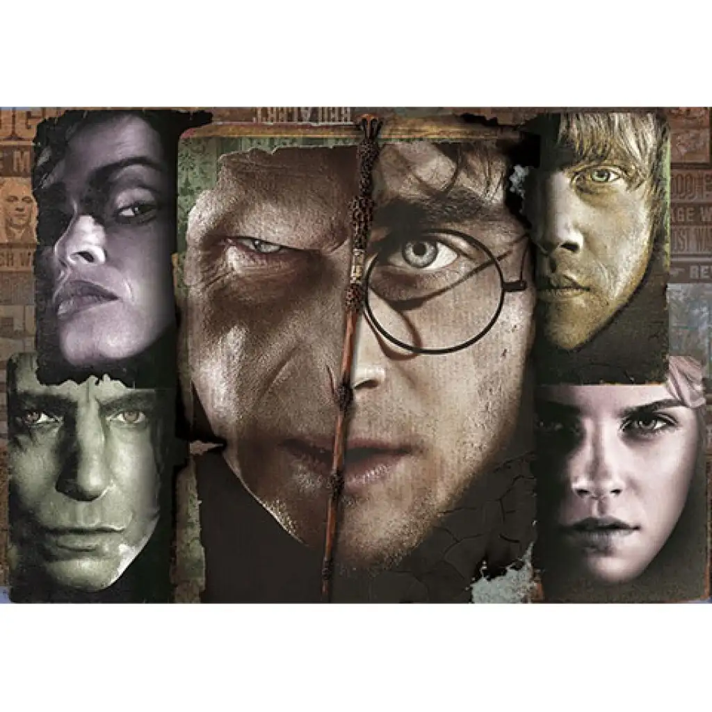 Harry Potter és a Sötét nagyúr 1000db-os puzzle bőröndben - Clementoni kép 2