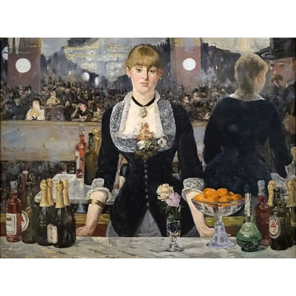 Manet: Egy Bár A Folie Bergeren Múzeum HQC puzzle 1000db-os - Clementoni kép 2