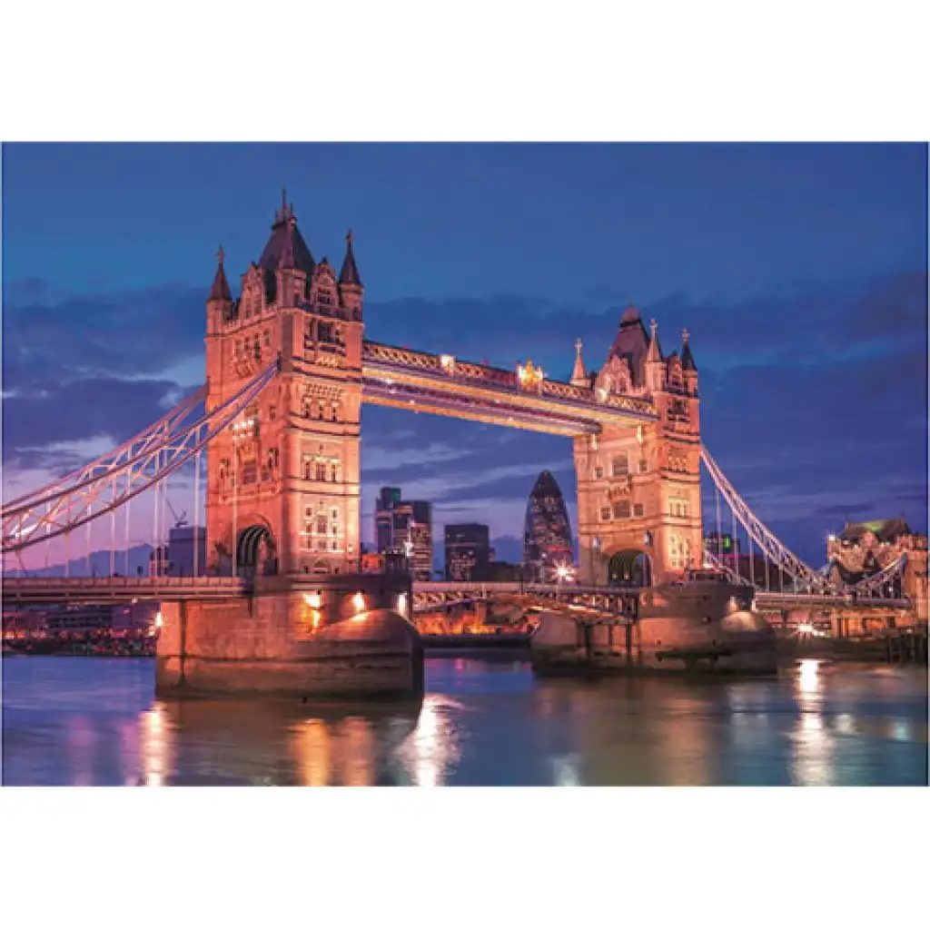 Tower híd, London HQC puzzle 1000db-os - Clementoni kép 2