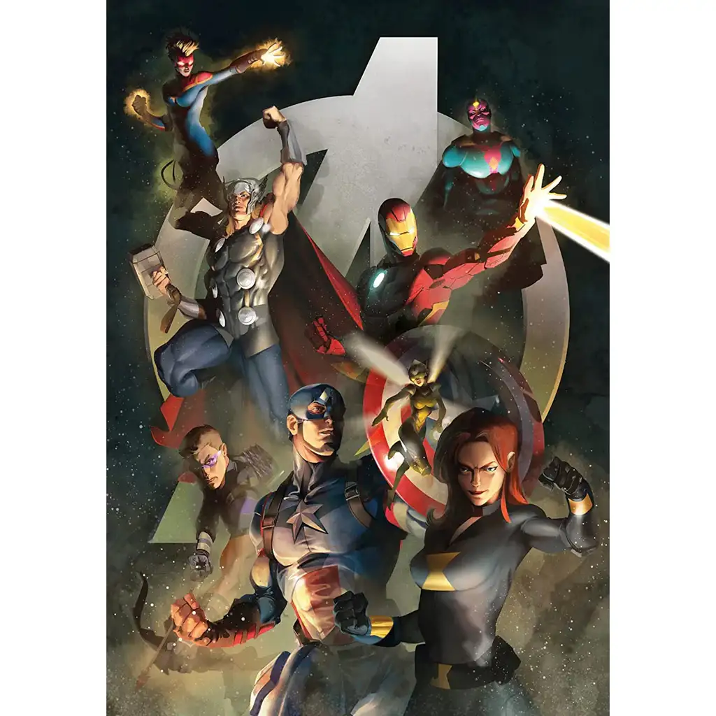 Disney+100: Marvel - Avengers 1000 kusov puzzle - Clementoni kép 2