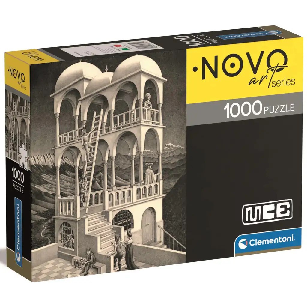Novo Art: M. C. Escher - Belvedere 1000 db-os puzzle - Clementoni kép 1
