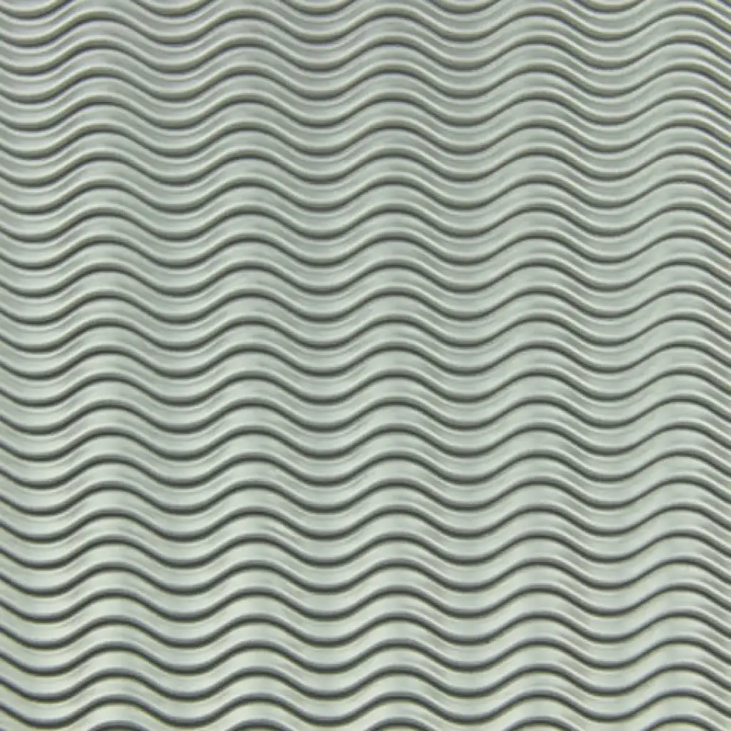 3D strieborná vlnitá lepenka na dekoráciu B2 50 x 70 cm 1ks