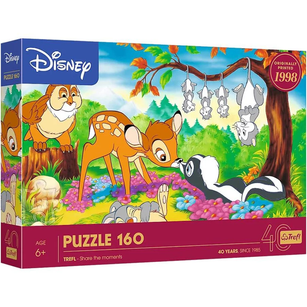 40. výročie - Bambi 160-dielne puzzle - Trefl