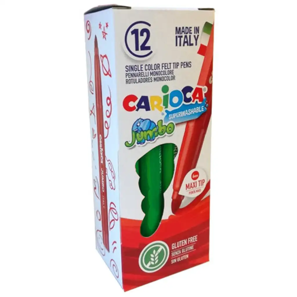 Jumbo fixky zelené 1ks - Carioca