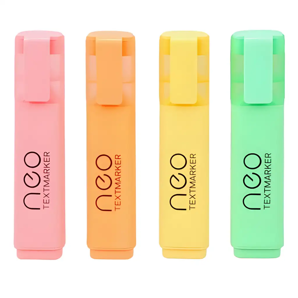 Spirit: Neo Pastel 4-dielna sada zvýrazňovačov