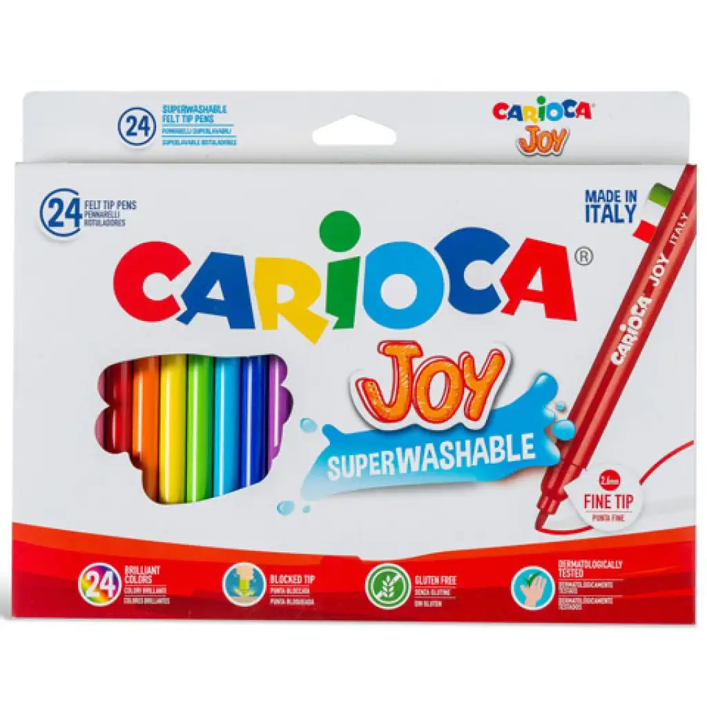 Lemosható filctollszett 24db - Carioca kép 2