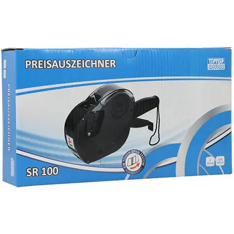 Spirit: SR-100 ručný etiketovač, čierny, jednoriadkový