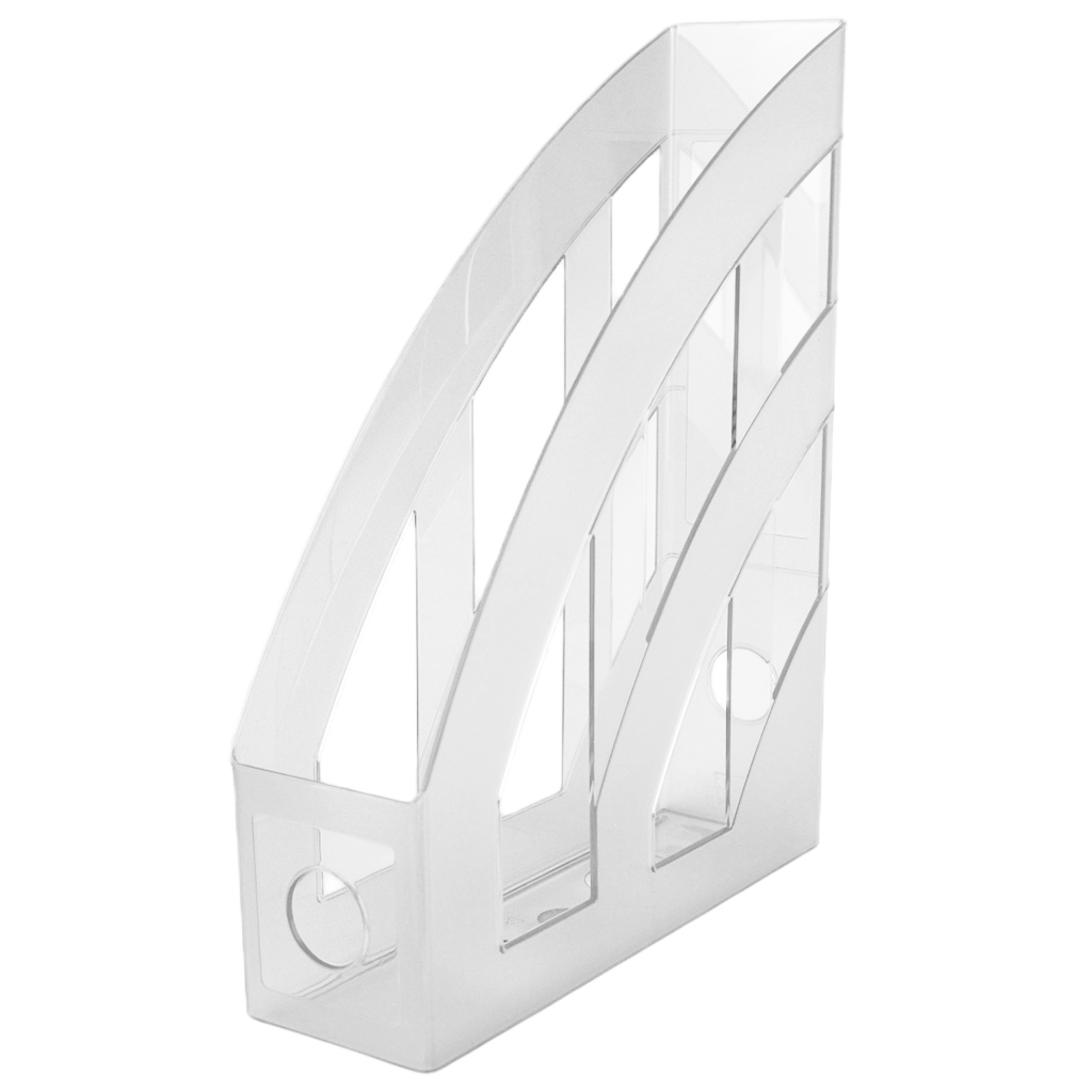 Spirit: Priehľadný stojan na dokumenty 7,5x31,5x24,5cm