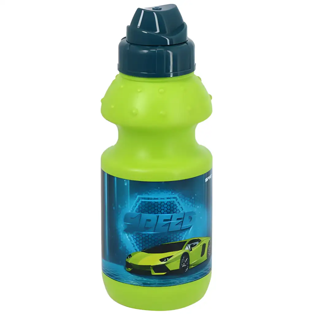 Spirit: Rýchle auto neonovo zelená fľaša 350ml