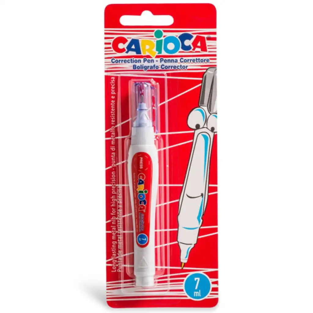 Carioca: Korekčné pero s tenkým kovovým hrotom