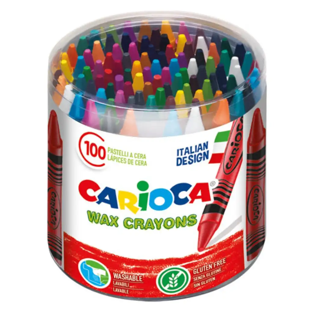 Zsírkréta készlet 100db - Carioca kép 2