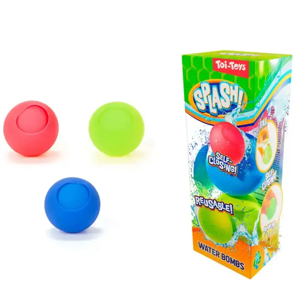 Splash: Sada opakovane použiteľných vodných bômb, 3 ks