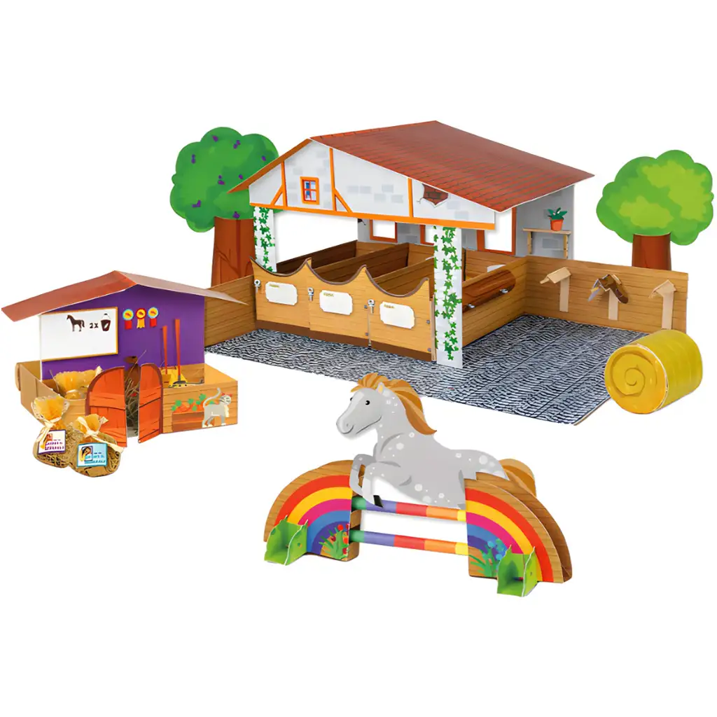 LENA: My Pony ECO jazdecká súprava pre kreatívnu hru kép 2